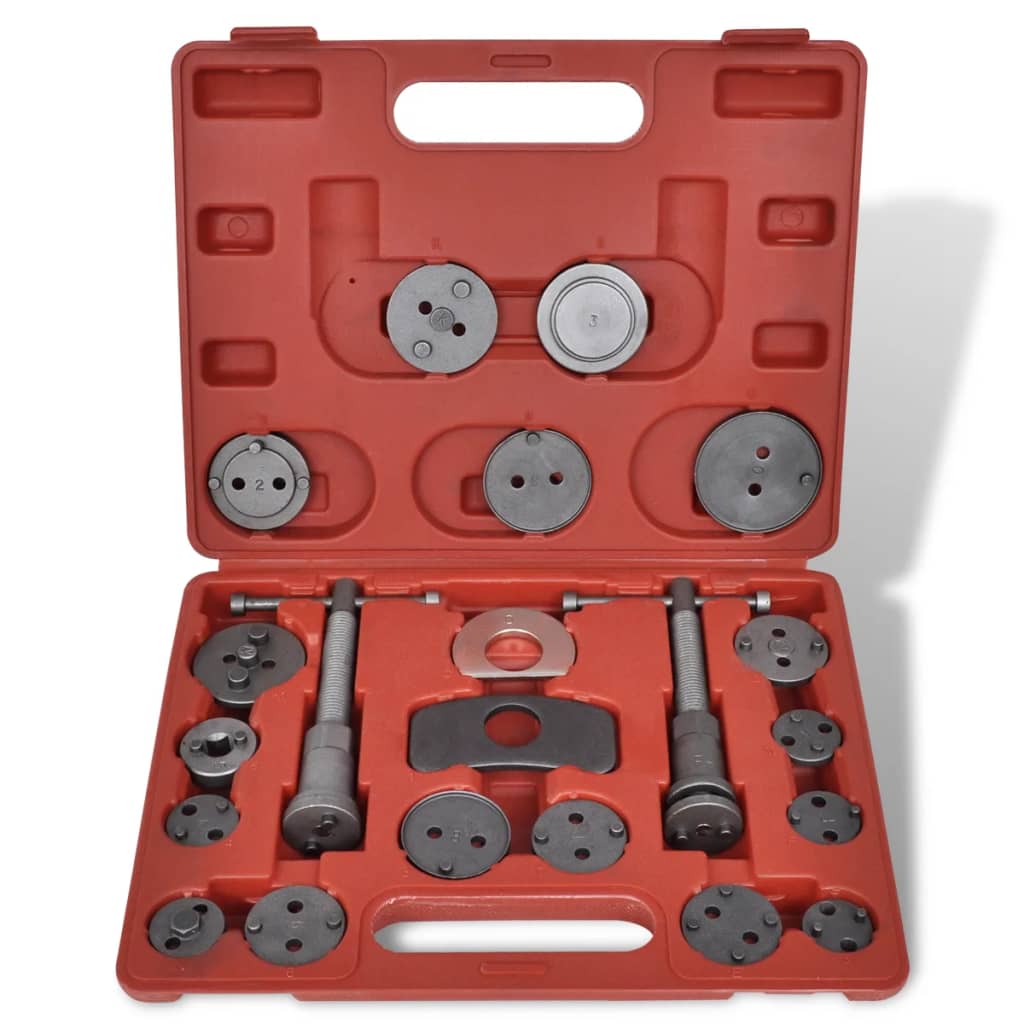 vidaXL 21 pcs Brake Caliper Piston Rewind Tool Kit