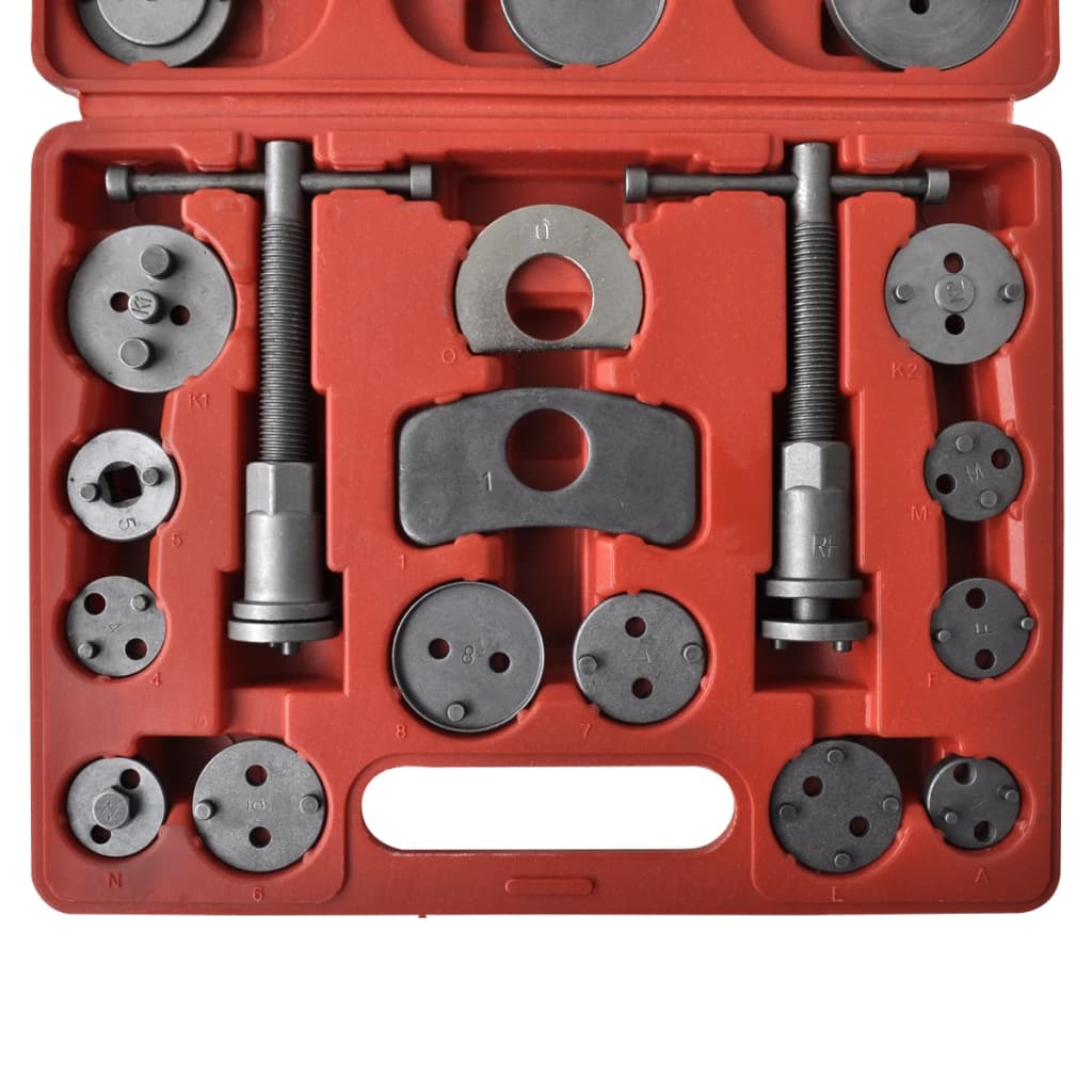 vidaXL 21 pcs Brake Caliper Piston Rewind Tool Kit