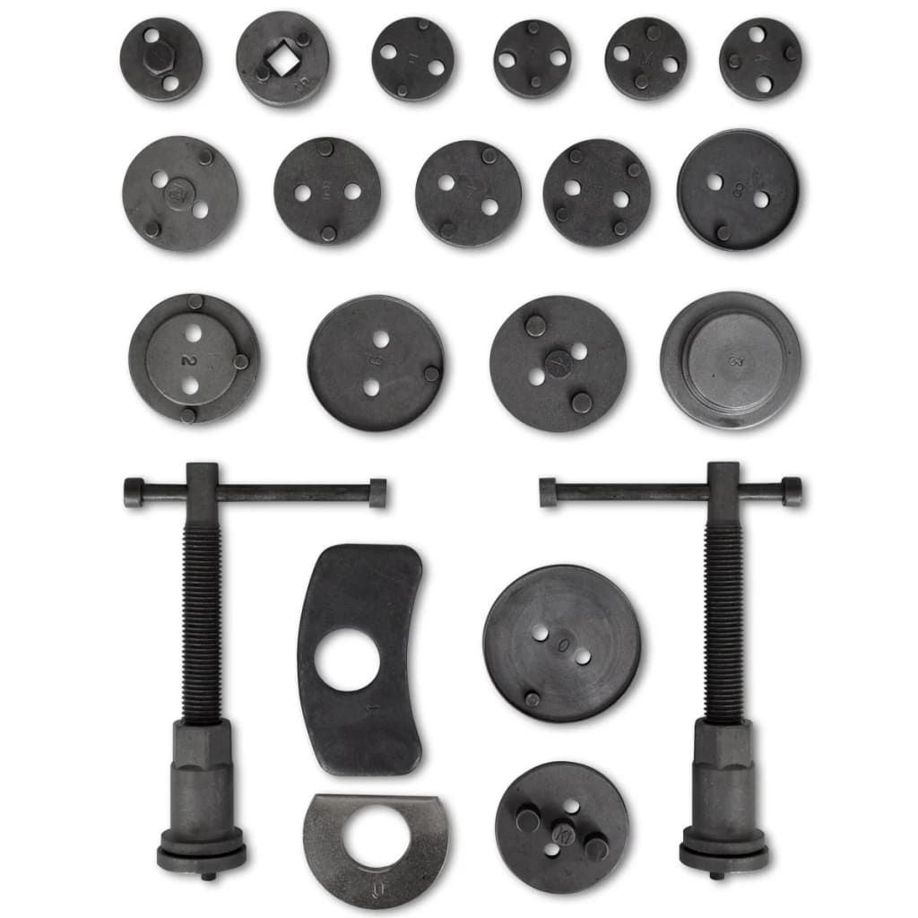 vidaXL 21 pcs Brake Caliper Piston Rewind Tool Kit