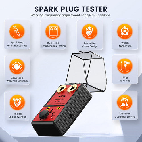 NNEDSZ Ancel 12V Car Spark Plug Tester Auto Ignition System Tester Diagnostic Test Tool