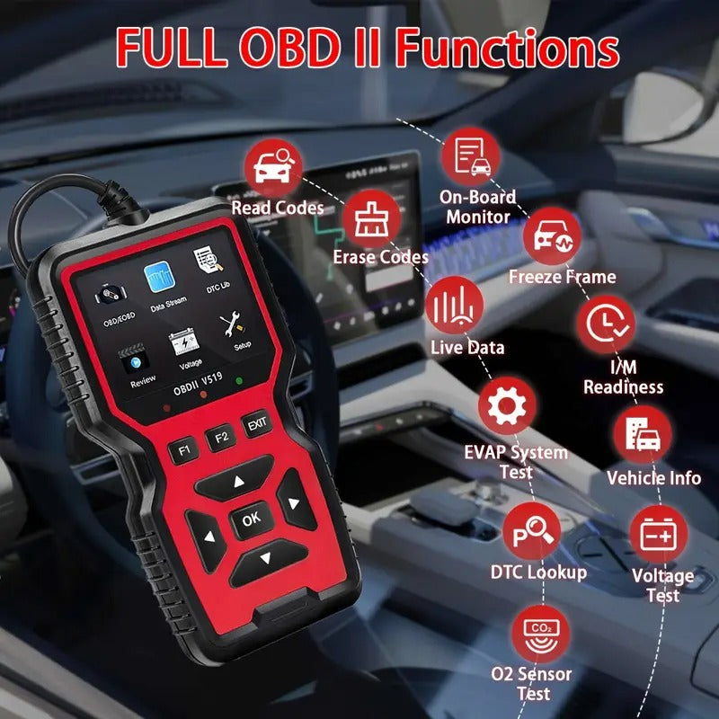 NNETM Car Diagnostic Scanner Tool V519 OBD2 USB